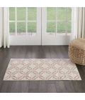 Nourison Jubilant Ivory Pink JUB17 2ft. x 4ft. Rect. Rug
