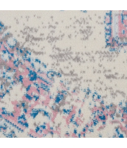 Nourison Grafix Area Rug GRF14-Ivory/Pink