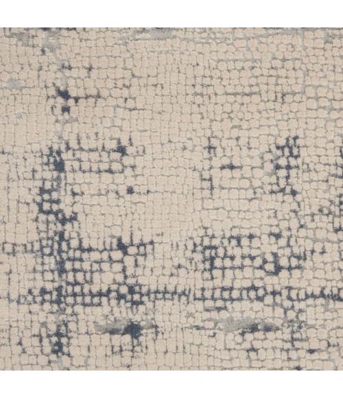 Nourison Rustic Textures Area Rug RUS06-Ivory/Blue