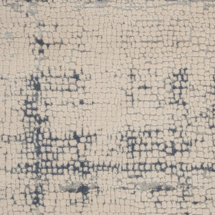 Nourison Rustic Textures Area Rug RUS06-Ivory/Blue