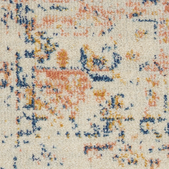 Nourison Tranquil Ivory Multicolor TRA06 4ft. x 6ft. Rect. Rug