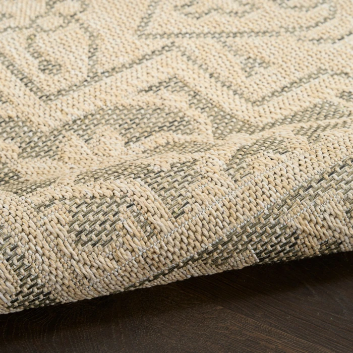 Nourison Tulum Taupe Olive TLM05 3 ft. X 5 ft. Rect. Rug
