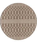 Nourison Positano Natural POS02 6 ft. X Round Rug
