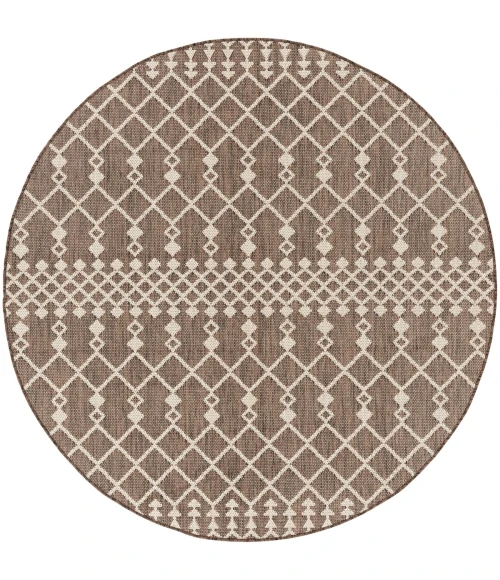Nourison Positano Natural POS02 6 ft. X Round Rug