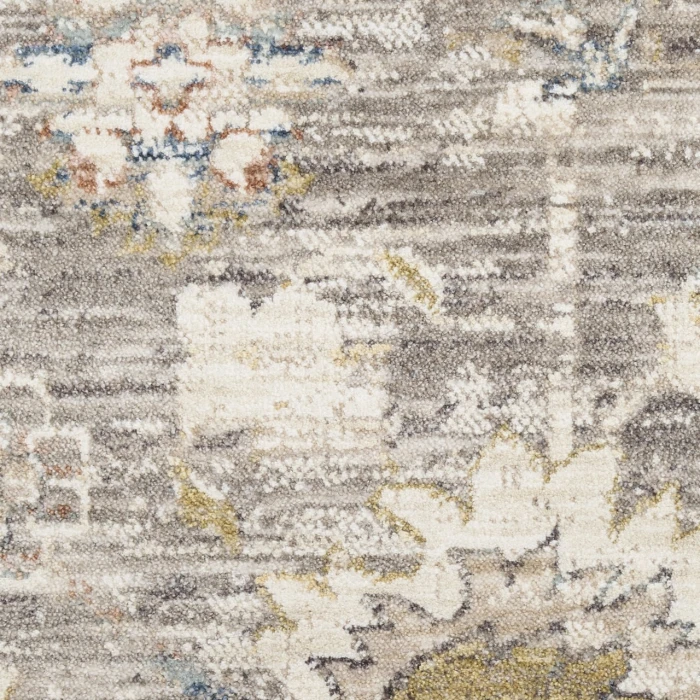 Nourison Home Antique Fusion Grey ANF05 5ft.3in. x 7ft.10in. Rect. Rug