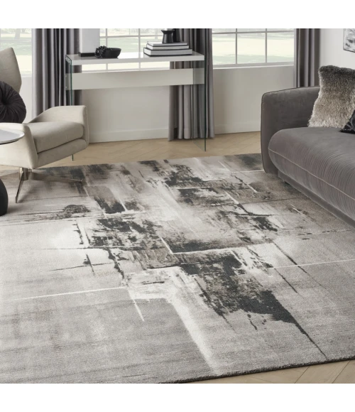 Nourison Home Twilight Grey TWI30 9ft.9in. x 13ft.9in. Rect. Rug