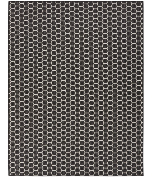 Nourison Twist Reversible Black TWS01 9 ft. X 12 ft. Rect. Rug