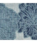 Nourison Garden Oasis Blue GOA04 10 ft. X 14 ft. Rect. Rug