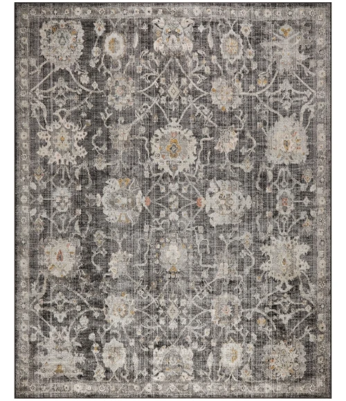Nourison Oushak Home Charcoal OUS01 9 ft. X 12 ft. Rect. Rug