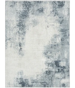 Nourison Home Dekor DEK04 Grey Navy 5 ft. 3 in. X 7 ft. Area Rug