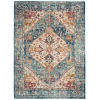 Nourison Home Passion PSN23 Ivory Light Blue 3 ft. 9 in. X 5 ft. 9 in. Area Rug