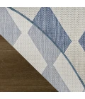 Nourison Positano Navy Blue POS04 12ft. Round Rug