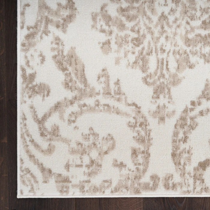 Nourison Jubilant Ivory Beige JUB09 6 ft. X 9 ft. Rect. Rug