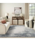 Nourison Dekor Grey Navy DEK04 7 ft. 10 in. X 9 ft. 10 in. Rect. Rug