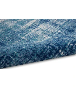 Calvin Klein River Flow Teal Ivory Blue RFV02 7ft. 10in. x 9ft. 10in. Rect. Rug