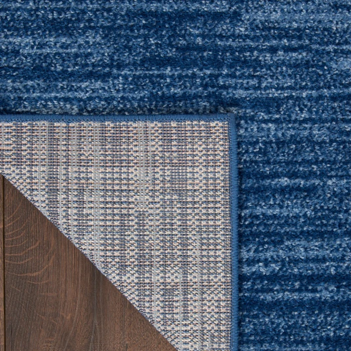 Nourison Essentials Navy Blue Area Rug NRE01-Navy Blue