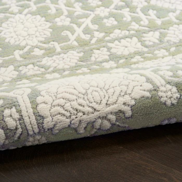 Nourison Grace Sage GCE01 5 ft. 3 in. X 7 ft. 3 in. Rect. Rug