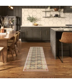 Nourison Home Nordic NRC06 Rust Multicolor 2 ft. X 6 ft. Area Rug