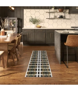 Nourison Home Nordic NRC08 Charcoal Multicolor 2 ft. X 6 ft. Area Rug
