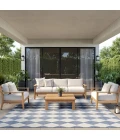 Nourison Positano Navy Blue POS04 10ft. Square Rug