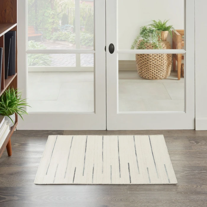 Nourison Interweave Ivory IWV01 2 ft. X 3 ft. Rect. Rug