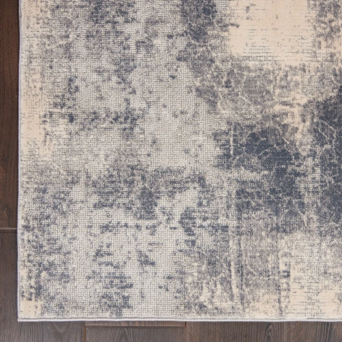 Nourison Rustic Textures Area Rug RUS02-Blue/Ivory