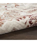Nourison Carina Brick Silver CNA01 2ft.2in. x 7ft.6in. Rect. Rug