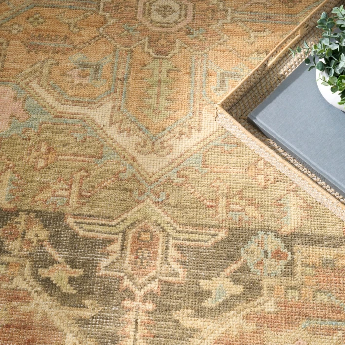 Nourison Heritage Vine Rust HTV06 12 ft. X 15 ft. Rect. Rug
