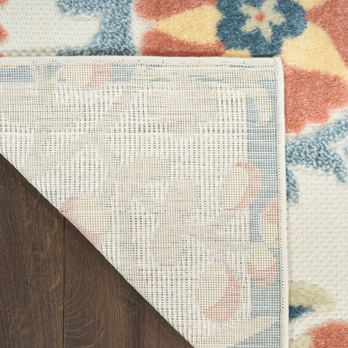 Nourison Aloha Grey Multicolor ALH17 5 ft. 3 in. X 7 ft. 5 in. Rect. Rug