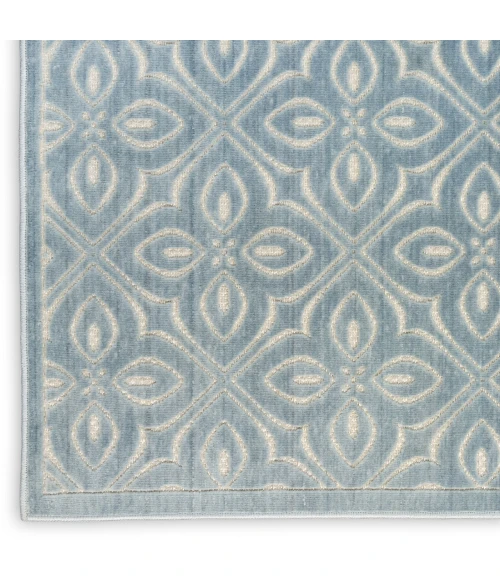 Nourison Home Washable Charm Blue WCH03 2ft. x 3ft. Rect. Rug