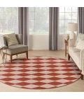 Nourison Positano Terrain POS04 8 ft. X Round Rug