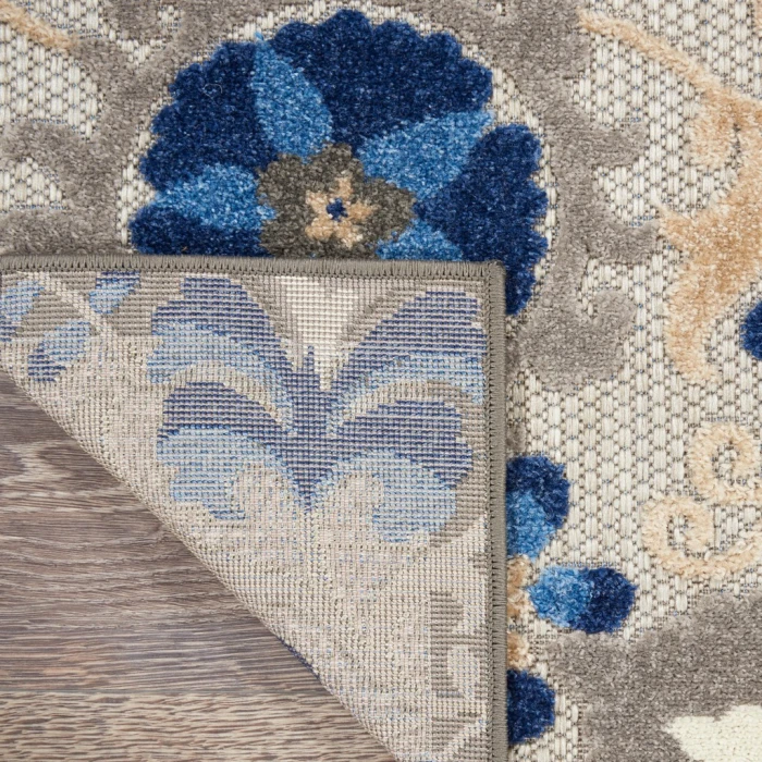 Nourison Aloha Area Rug ALH17-Natural/Blue