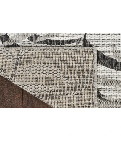 Nourison Garden Oasis Grey GOA01 8 ft. X 10 ft. Rectangle Rug