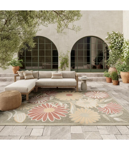 Nourison Aloha Sage Rose ALH33 9 ft. X 12 ft. Rect. Rug