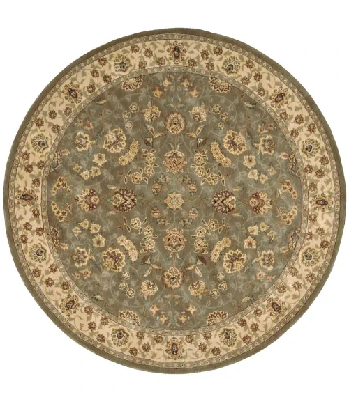 Nourison 2000 Round Area Rug 2003-Olive