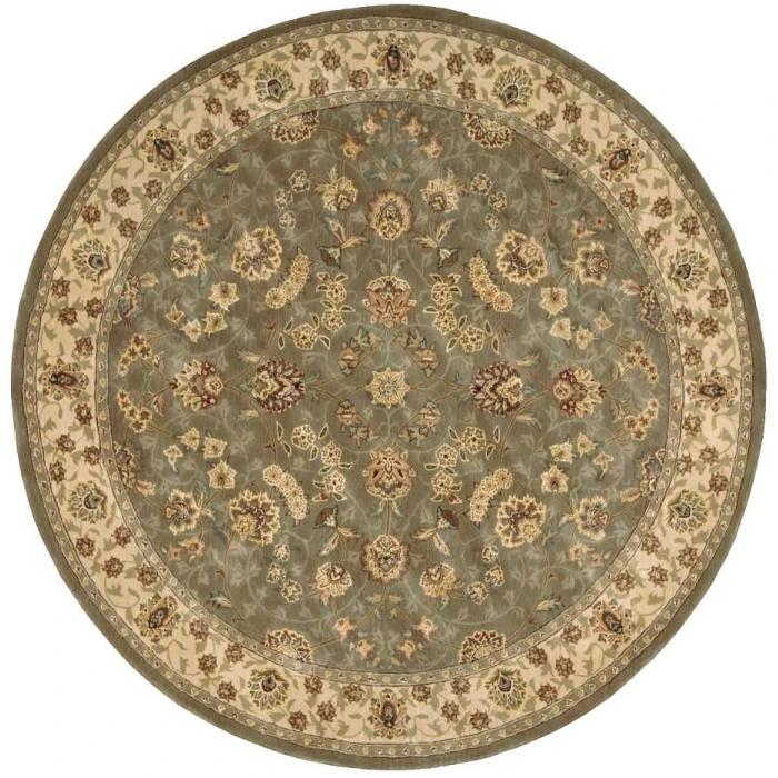 Nourison 2000 Round Area Rug 2003-Olive