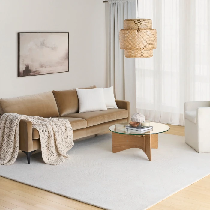 DKNY Pure Patterns Ivory PRN01 9 ft. X 12 ft. Rect. Rug