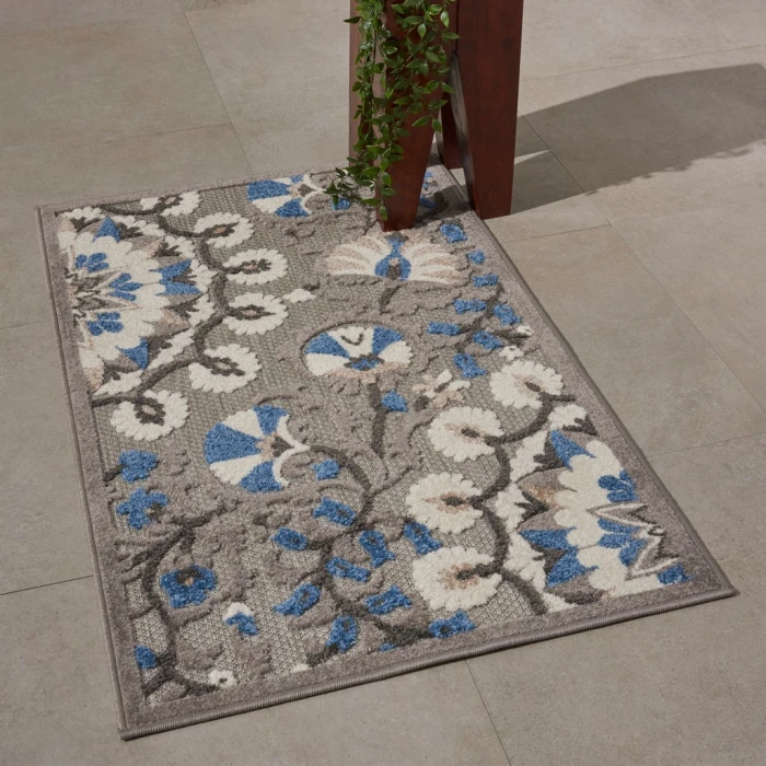 Nourison Aloha Area Rug ALH20-Grey/Multi