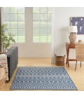 Nourison Positano Navy Blue POS02 6 ft. X 9 ft. Rect. Rug