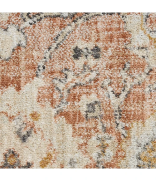 Nourison Oushak Home Rust OUS01 2 ft. X 6 ft. Rect. Rug