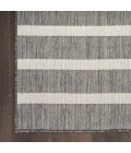 Nourison Positano Charcoal Ivory POS03 2ft.2in. x 12ft. Rect. Rug