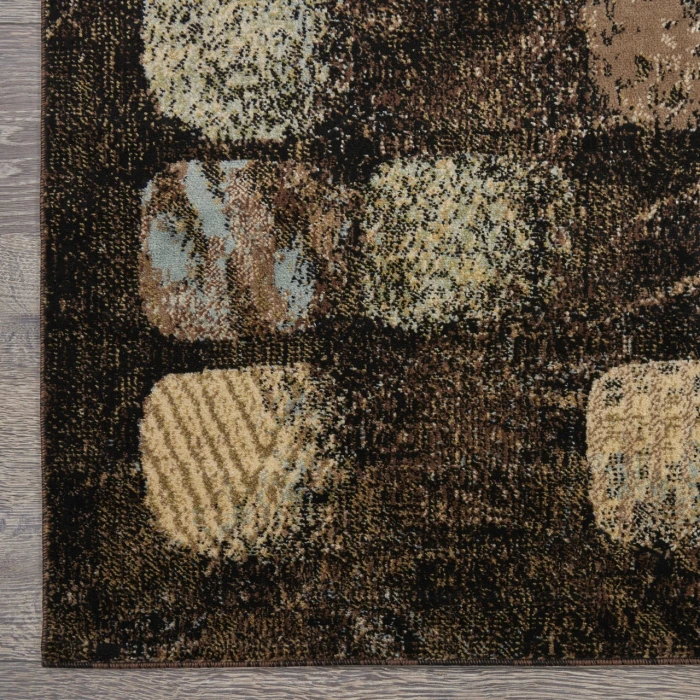 Nourison Home Modesto Charcoal MDS01 3ft.11in. x 5ft.3in. Rect. Rug