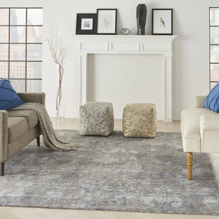 Nourison Home Lucent Grey LCN03 9ft.9in. x 13ft.9in. Rect. Rug