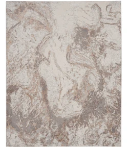 Nourison Home Elation ETN02 Ivory Grey 7 ft. 10 in. X 9 ft. 10 in. Area Rug