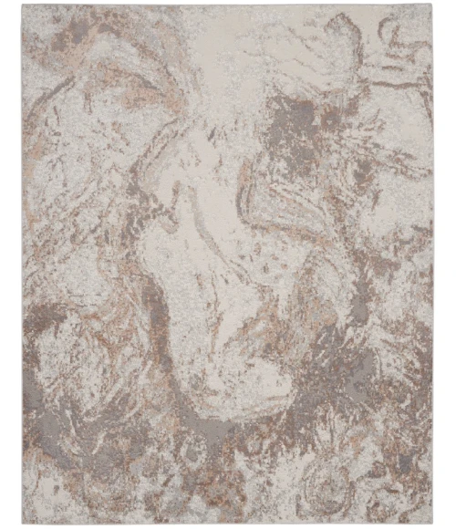 Nourison Elation Area Rug ETN02-Ivory Grey