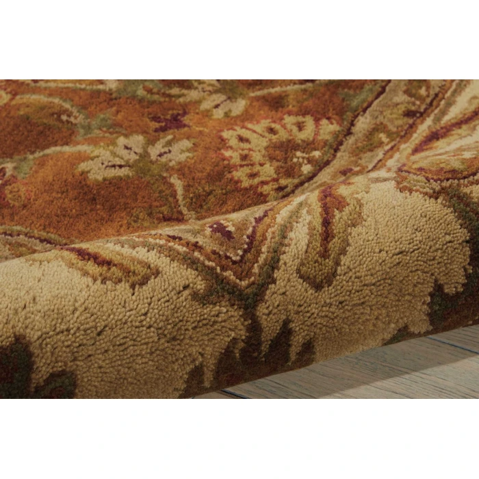 Nourison Jaipur Round Area Rug JA13-Rust