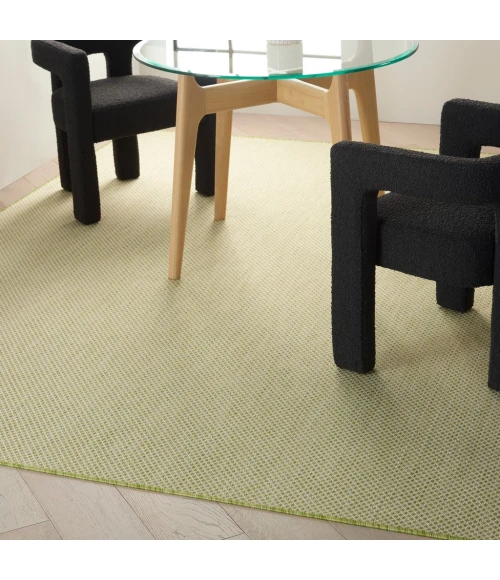 Nourison Courtyard Area Rug COU01-Ivory Green