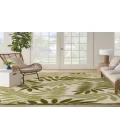 Nourison Aloha Ivory Green ALH18 9 ft. X 12 ft. Rectangle Rug