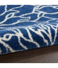 Nourison Passion Area Rug PSN17 Navy/Ivory 2'2" x 10'