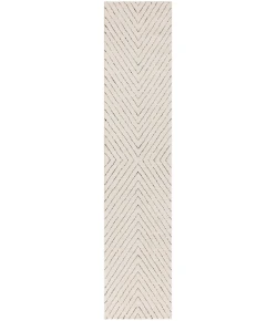 Nourison Home Modern Comfort MNC01 Ivory Black 2 ft. 2 in. X 10 ft. Area Rug